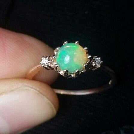 Magic Opal Ball Ring 2