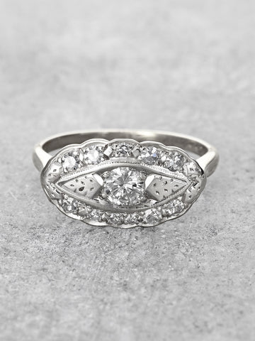 14K Diamond Eye Bouquet Ring - LUNESSA